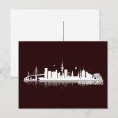 Hamburg City Skyline Postkarte Briefkaart (Voorkant / Achterkant)