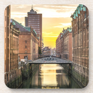Hamburg CityScape Bier Onderzetter