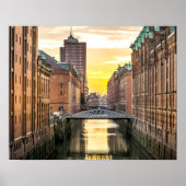 Hamburg CityScape Poster (Voorkant)