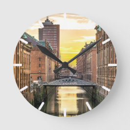 Hamburg CityScape Ronde Klok