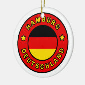 Hamburg Deutschland Keramisch Ornament (Links)