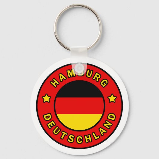 Hamburg Deutschland Sleutelhanger (Voorkant)