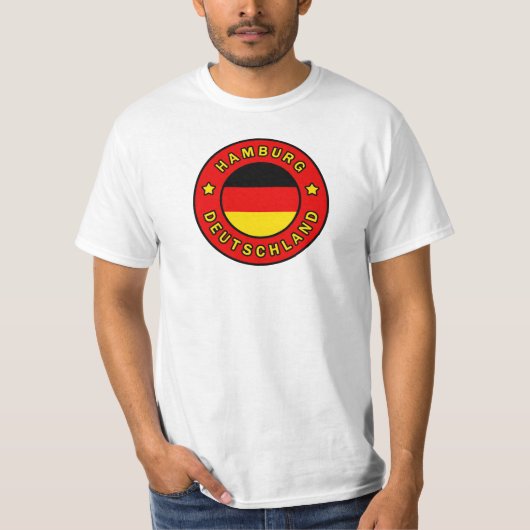 Hamburg Deutschland T-shirt (Voorkant)