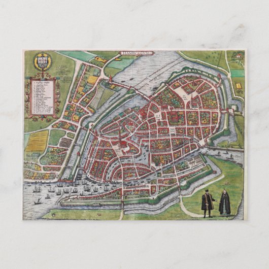 Hamburg Duitsland 1600-kaart Briefkaart (Voorkant)