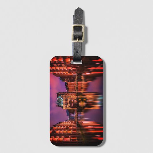 Hamburg Duitsland Bagagelabel (Voorkant (verticaal))