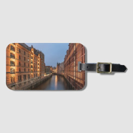 Hamburg Duitsland Bagagelabel