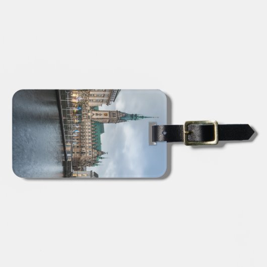 Hamburg Duitsland Bagagelabel (Voorkant horizontaal)