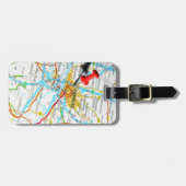 Hamburg, Duitsland Bagagelabel (Voorkant horizontaal)