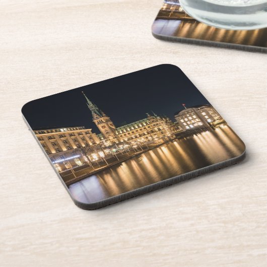 Hamburg Duitsland Bier Onderzetter (Linkerzijde)