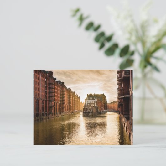 hamburg duitsland briefkaart (Staand voorkant)