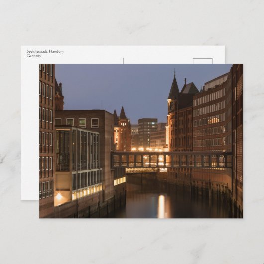 Hamburg Duitsland Briefkaart (Voorkant / Achterkant)