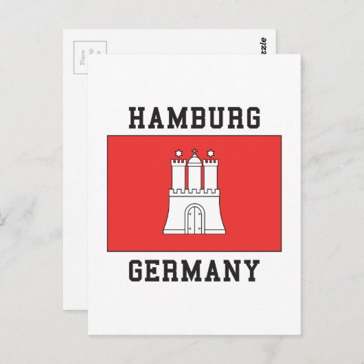 Hamburg Duitsland Briefkaart (Voorkant / Achterkant)