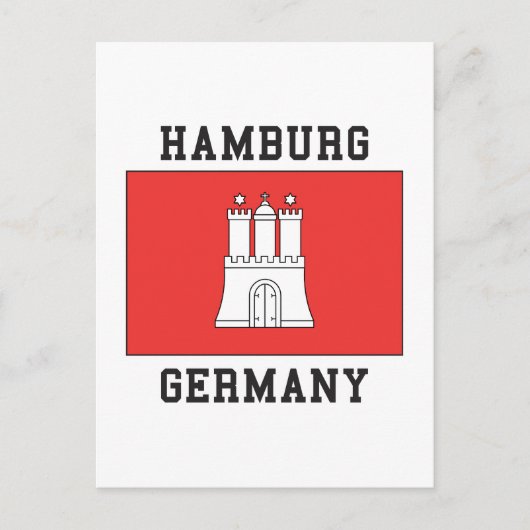 Hamburg Duitsland Briefkaart (Voorkant)