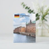 Hamburg Duitsland Briefkaart (Staand voorkant)