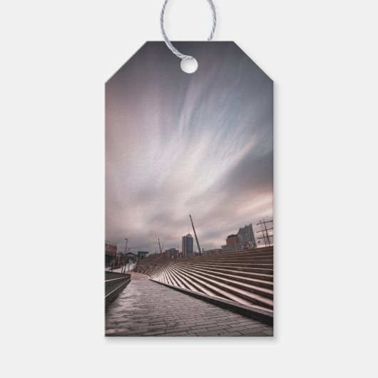 Hamburg Duitsland Cadeaulabel (Voorkant)