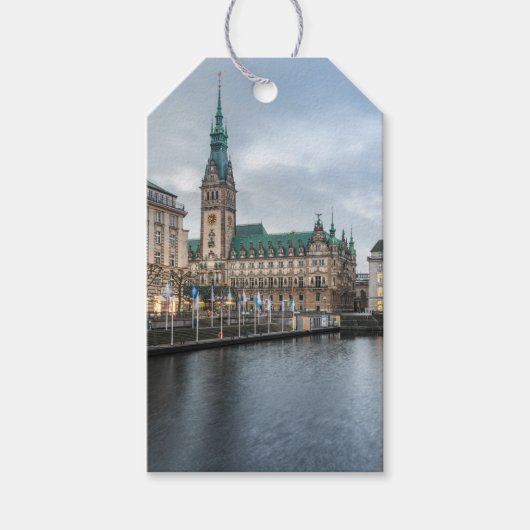 Hamburg Duitsland Cadeaulabel (Voorkant)