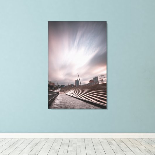 Hamburg Duitsland Canvas Afdruk (Insitu (Houten vloer))