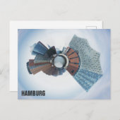 Hamburg Duitsland City Skyline Panorama Travel Pho Briefkaart (Voorkant / Achterkant)