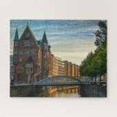 Hamburg, Duitsland City Uitzicht Legpuzzel (Horizontaal)