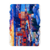 Hamburg Duitsland City Uitzicht Waterverf Magneet (Verticaal)