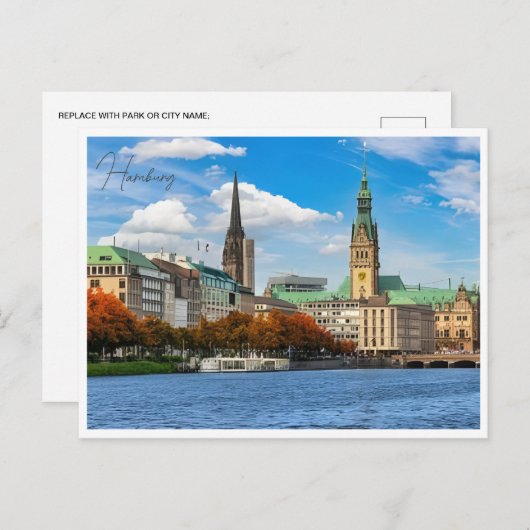  Hamburg Duitsland Elbphilharmonie Reizen Briefkaart (Voorkant / Achterkant)