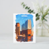 Hamburg Duitsland Elbphilharmonie Reizen Briefkaart (Staand voorkant)