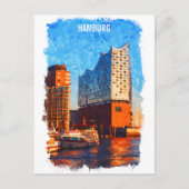 Hamburg Duitsland Elbphilharmonie Reizen Briefkaart (Voorkant)