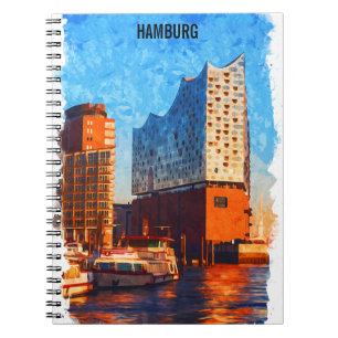 Hamburg Duitsland Elbphilharmonie Reizen Notitieboek