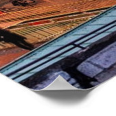 Hamburg Duitsland foto van cityscape Poster (Hoek)