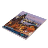 Hamburg Duitsland foto van cityscape Tegeltje (Zijkant)