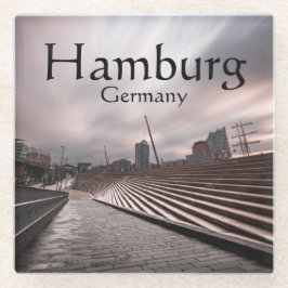 Hamburg Duitsland Glazen Onderzetter