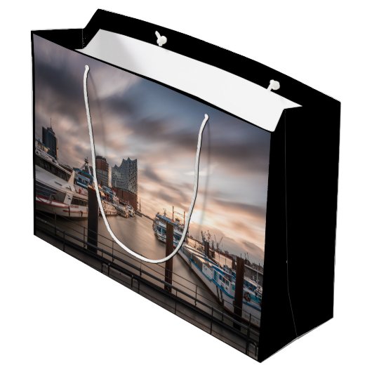 Hamburg Duitsland Groot Cadeauzakje (Achterkant Gekanteld)