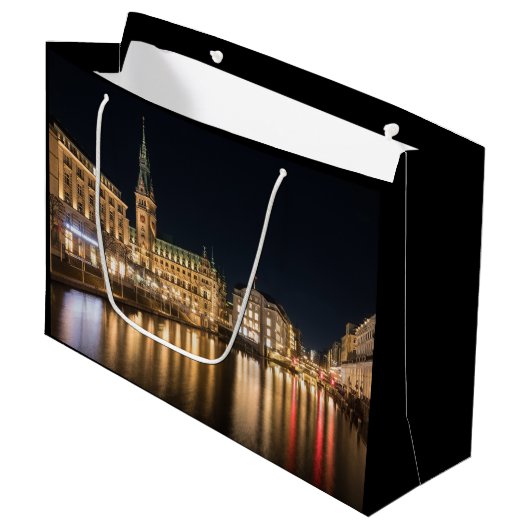 Hamburg Duitsland Groot Cadeauzakje (Voorkant Gekanteld)