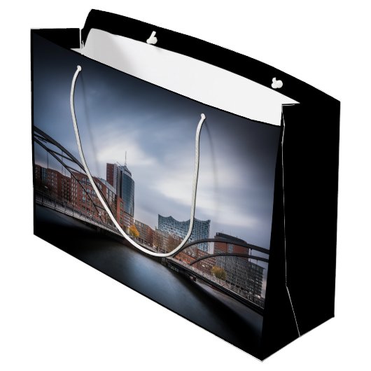 Hamburg Duitsland Groot Cadeauzakje (Achterkant Gekanteld)