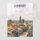 Hamburg Duitsland Hanzestad City Uitzicht Briefkaart (Voorkant)