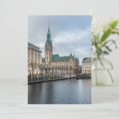 Hamburg Duitsland Kaart (Staand voorkant)