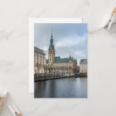 Hamburg Duitsland Kaart (Voorkant / Achterkant in situ)