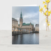 Hamburg Duitsland Kaart (Gele Bloem)