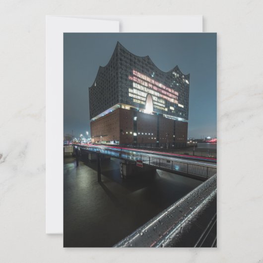 Hamburg Duitsland Kaart (Voorkant)