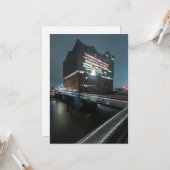 Hamburg Duitsland Kaart (Voorkant / Achterkant in situ)