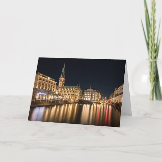 Hamburg Duitsland Kaart (Voorkant)