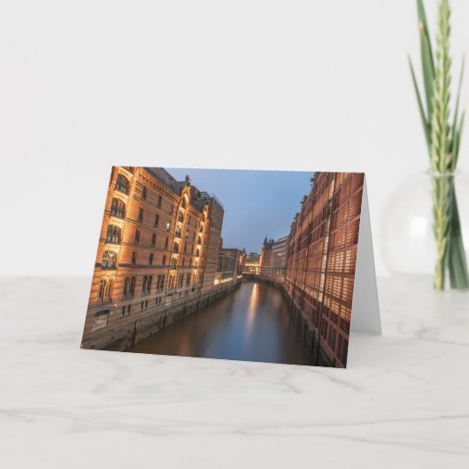 Hamburg Duitsland Kaart (Voorkant)