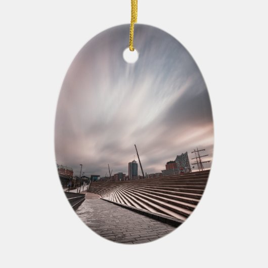 Hamburg Duitsland Keramisch Ornament (Voorkant)