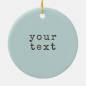 Hamburg Duitsland Latitude Longitude Keramisch Ornament (Achterkant)