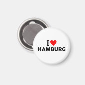 Hamburg Duitsland Magneet (Voorkant / Achterkant)