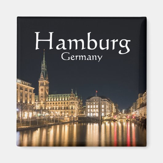 Hamburg Duitsland Magneet (Voorkant)