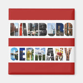 Hamburg Duitsland Magneet (Voorkant)