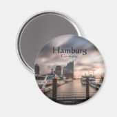 Hamburg Duitsland Magneet (Voorkant / Achterkant)