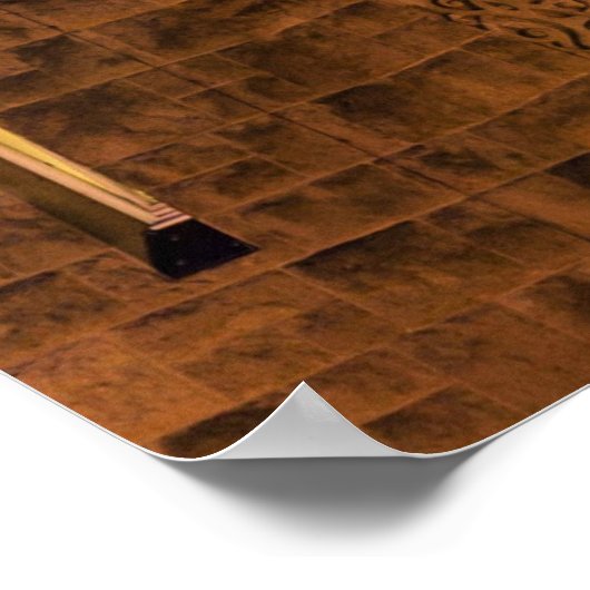 Hamburg, Duitsland panoramisch uitzicht bij scheme Poster (Hoek)