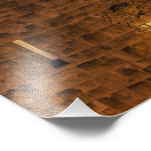 Hamburg, Duitsland panoramisch zicht bij schemerin Foto Afdruk (Hoek)